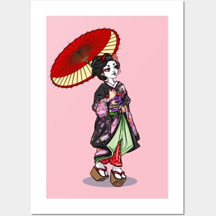 Geisha Posters and Art